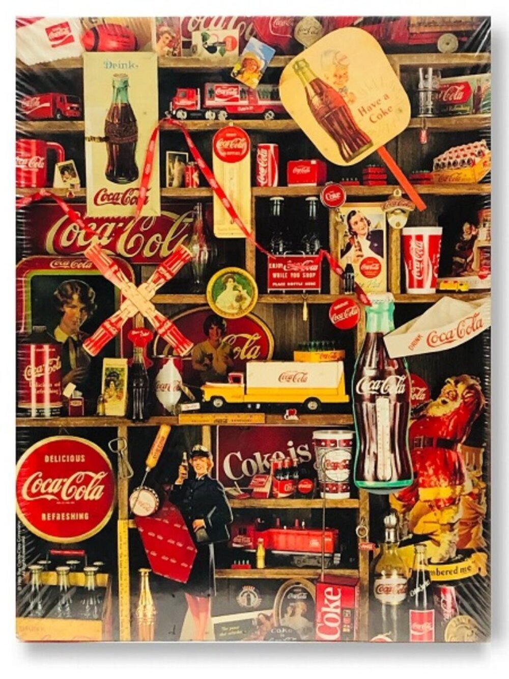 Vintage COKE IS IT (500 pcs) Springbok Collectible 1986 Jigsaw Puzzle Coca-Cola